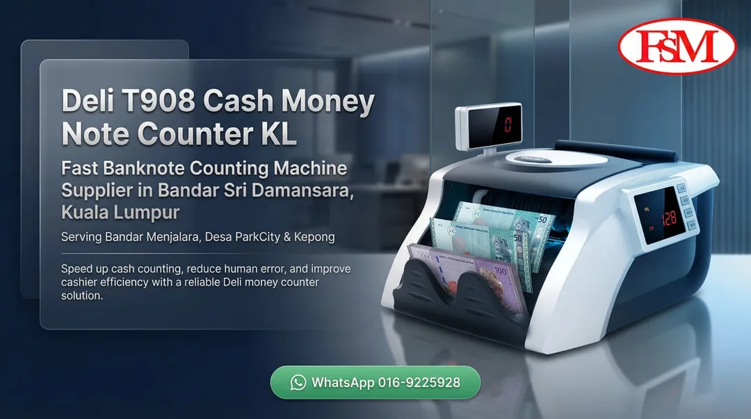 Cash Money Note Counter Machine Deli T908 KL