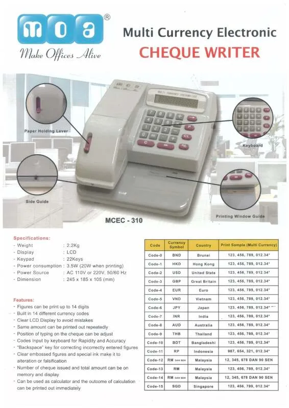 Cheque Writer