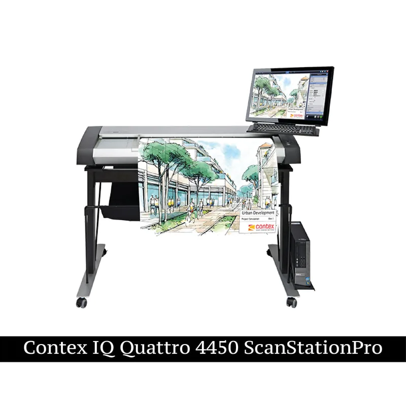 A0 B0 Large Format Scanner 44 inch Contex IQ Quattro 4550 Scan Station Pro