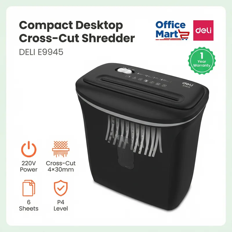 Deli E9945 Paper Shredder Malaysia