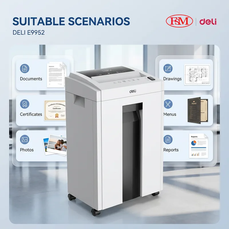 Deli E9952 Shredder Supplier Malaysia