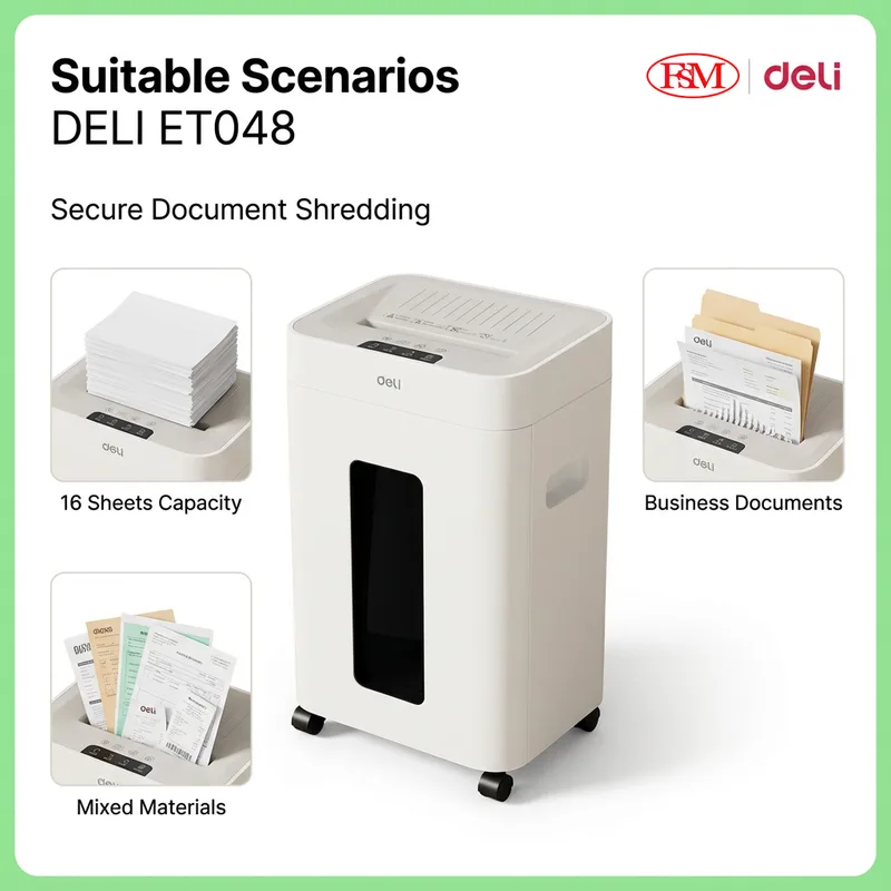 Deli ET048 Paper Shredder Malaysia
