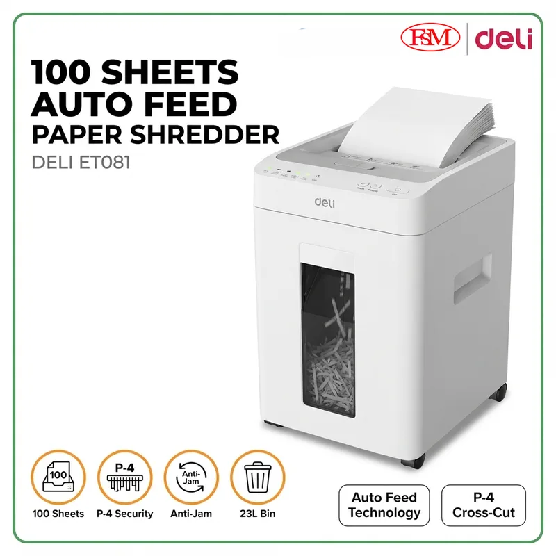 Deli ET081 Paper Shredder Malaysia