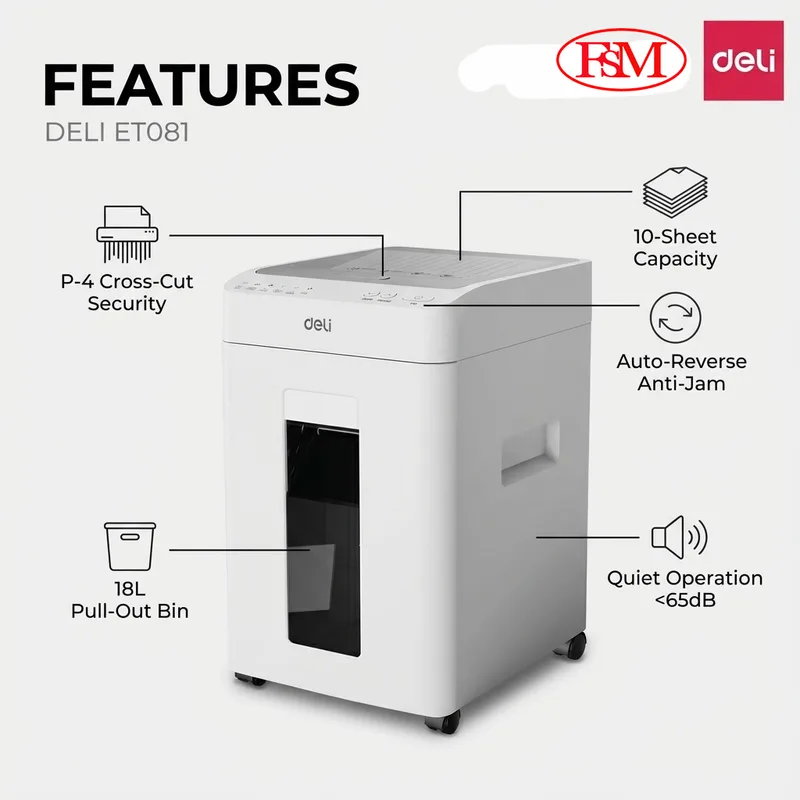 Deli ET081 Document Shredder KL