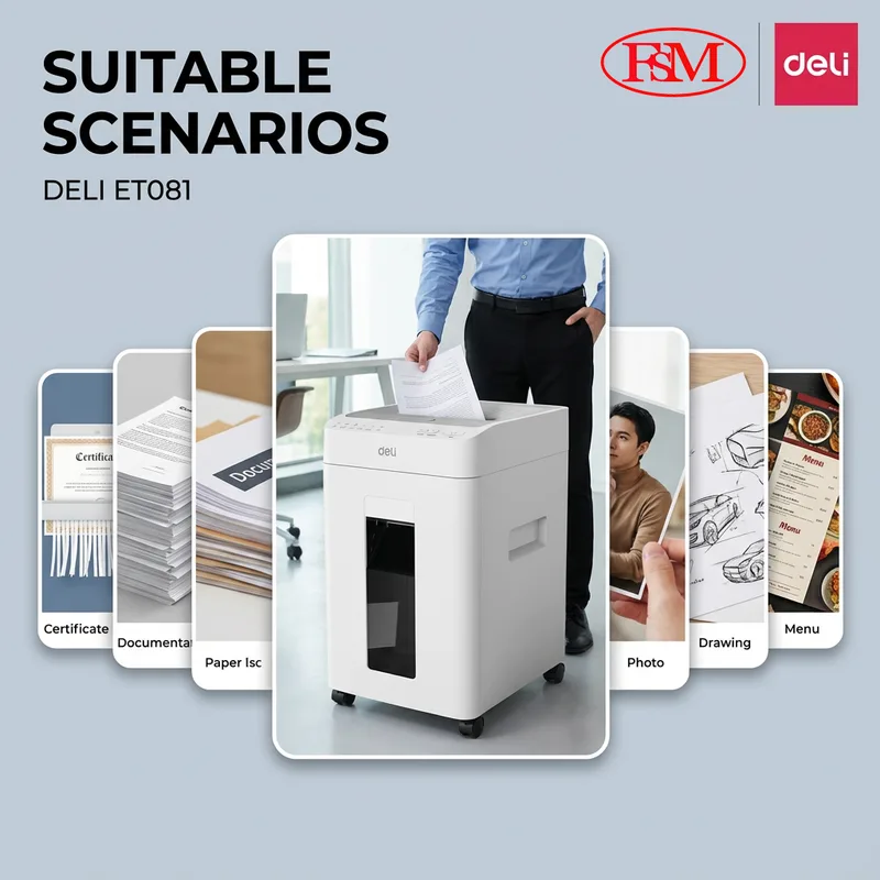 Deli ET081 Shredder Supplier Malaysia