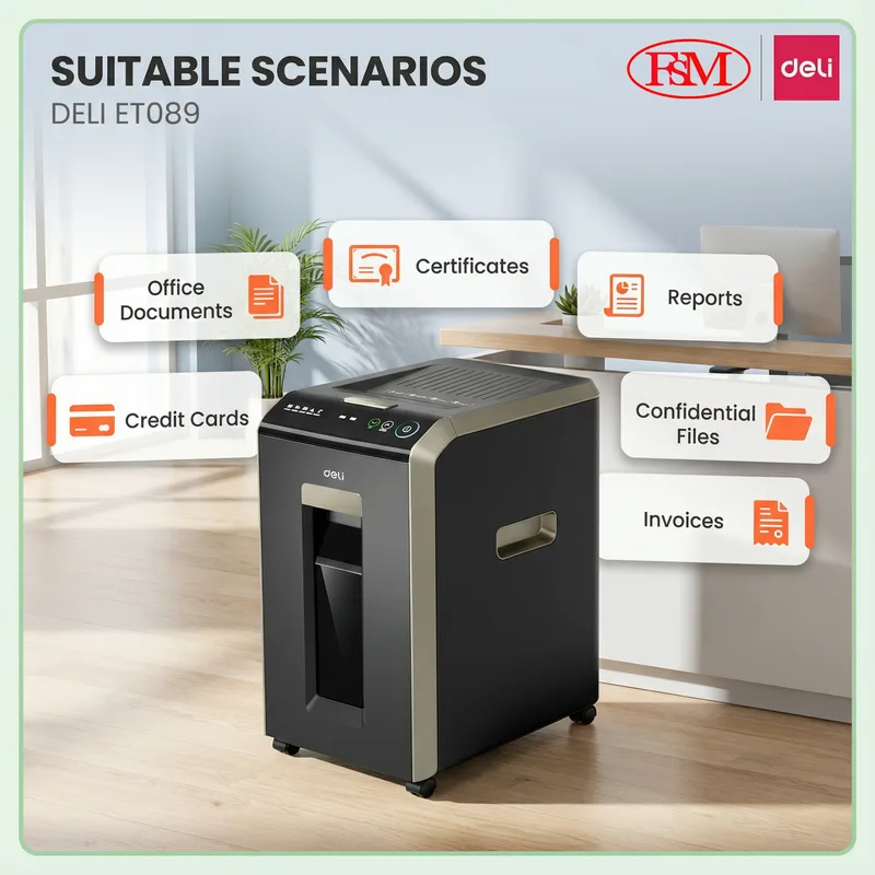Deli ET089 Shredder Supplier Malaysia