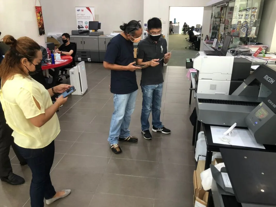 DTG Printer Demo on Ricoh Ri100