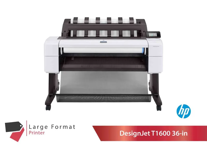 A1 A0 Plan Printing Machine HP DesignJet T1600 36-in Printer