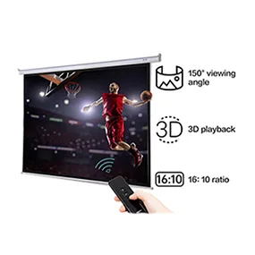 deli e50443-eu  ​Motorized Projector Screen