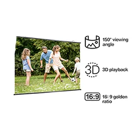 deli e50448-eu ​Wall Mount Projector Screen