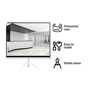 deli e50491  ​Tripod Projector Screen