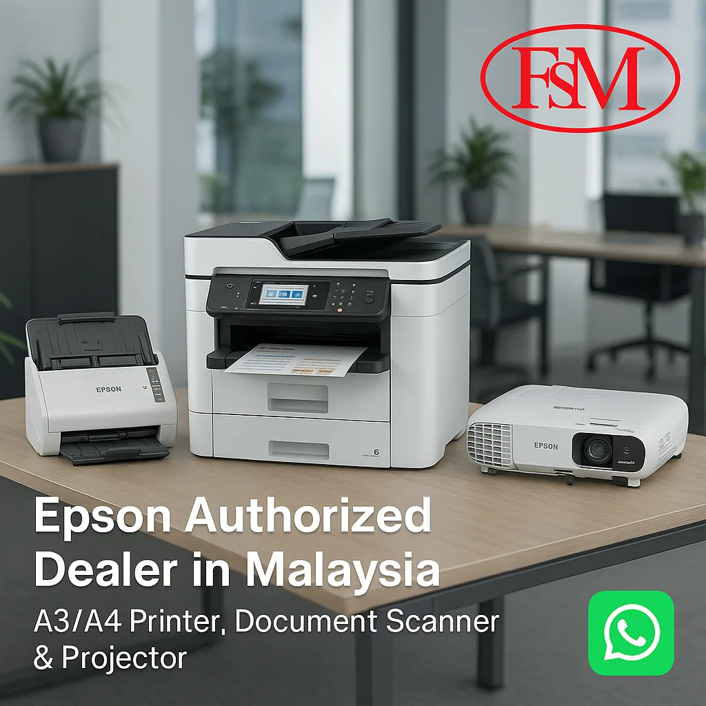 Epson Authorized Dealer in Malaysia – A3A4 Printers, Scanners & Projectors