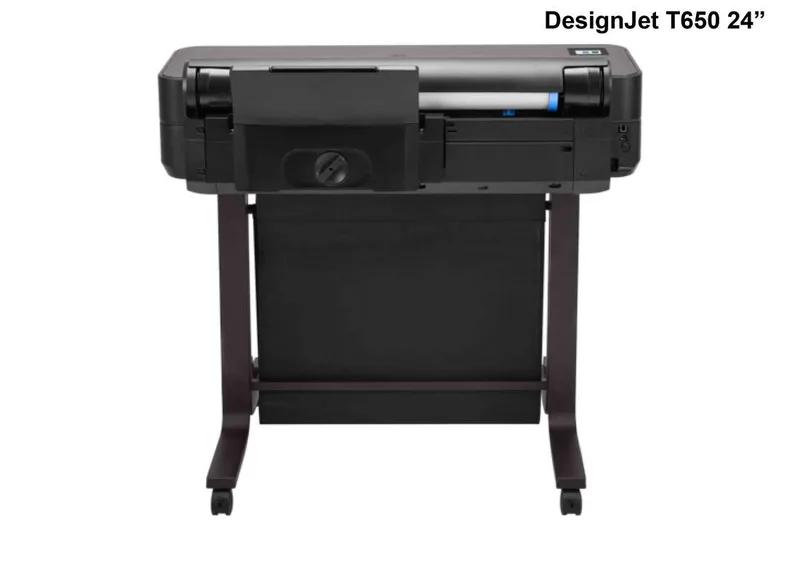 A1 Plotter Printer, 24 inch Printer, Large Format Plotter HP DesignJet T650 Printer