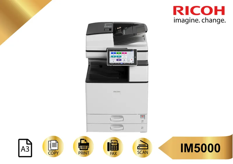 Ricoh IM5000 Black & White Photocopy Machine A3