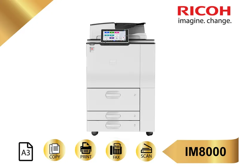 Ricoh IM8000 Heavy Duty Photocopy Machine