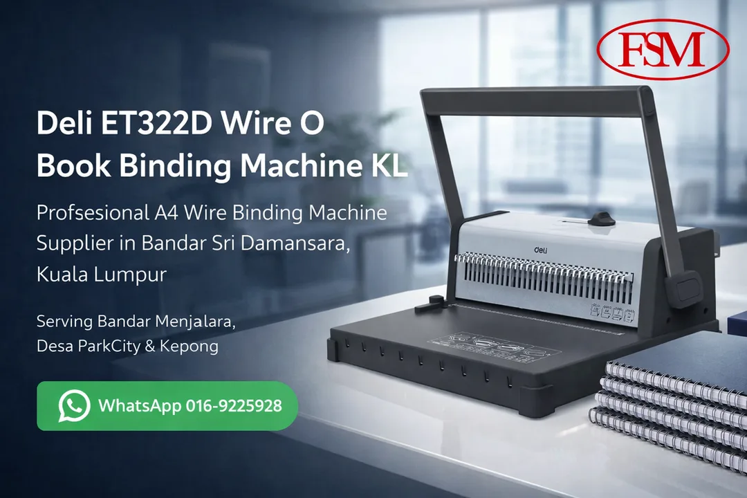 KL Wire O Book Binding Machine Deli ET322D