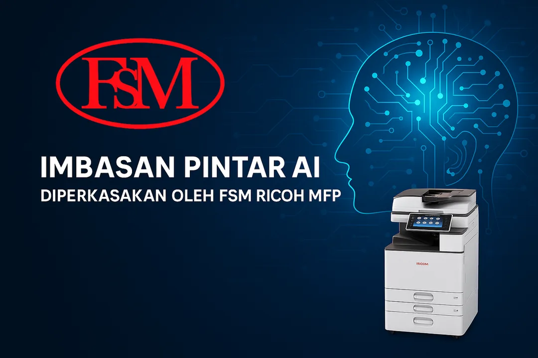 Ricoh A3 Mesin Fotostat Warna Imbasan AI Pintar Untuk Pejabat Moden
