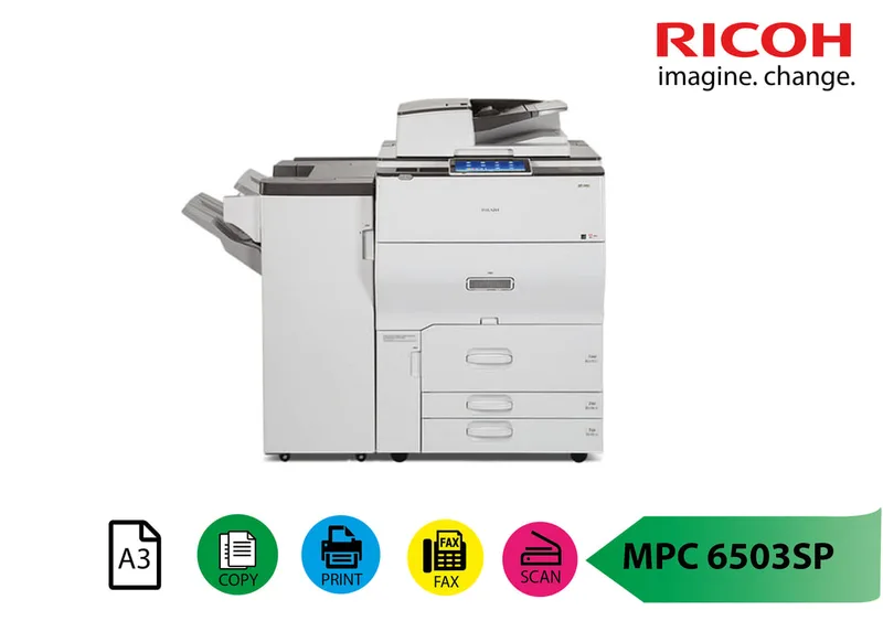 Ricoh MPC6503SP Heavy Duty Colour Printer A3