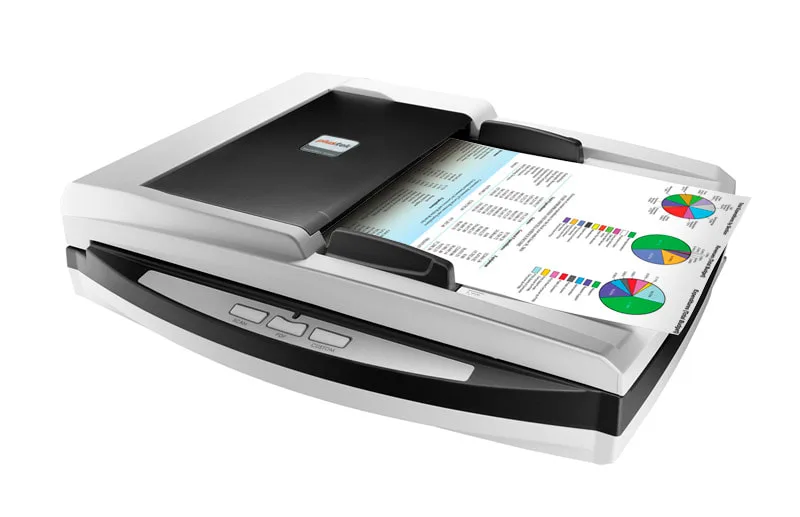 Plustek SmartOffice PL4080 is a A4 Paper Book Document Scanner with Free OCR Software