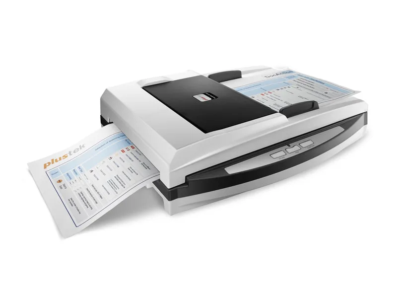 Document Scanner Flatbed and Multi Feed Paper Plustek SmartOffice PN2040