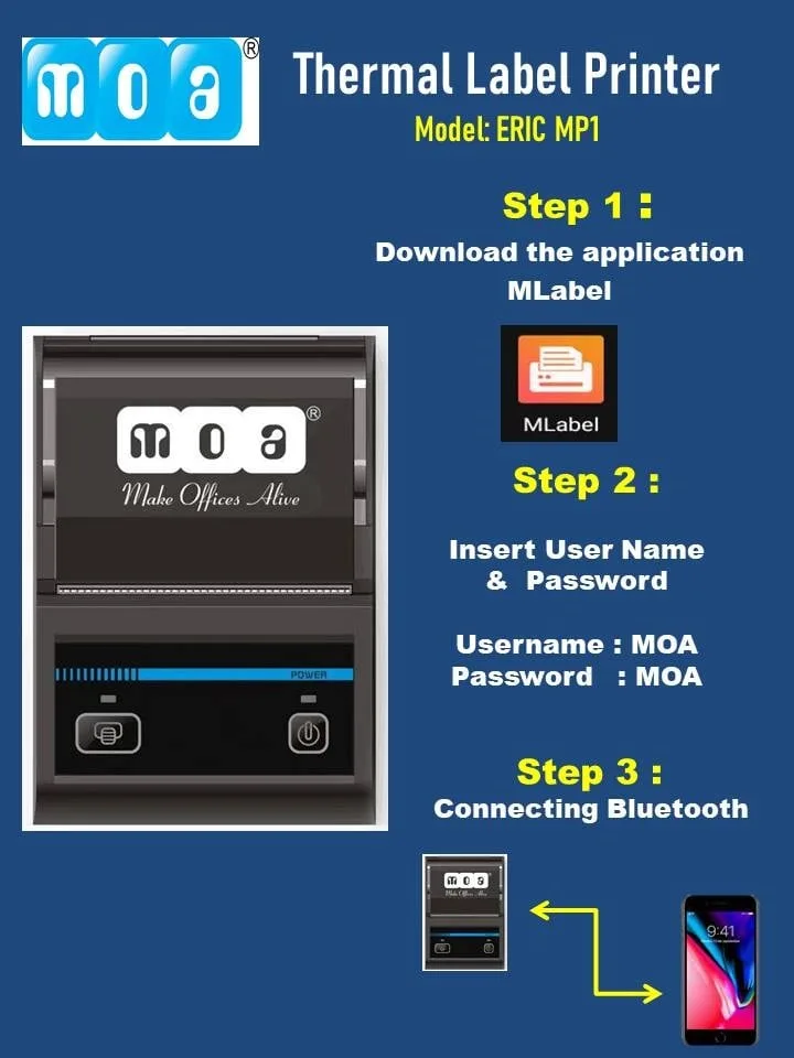 MOA Thermal Label Printer