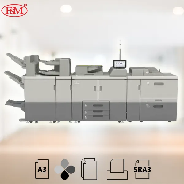 Ricoh Pro 8400s front view - black and white production printer
