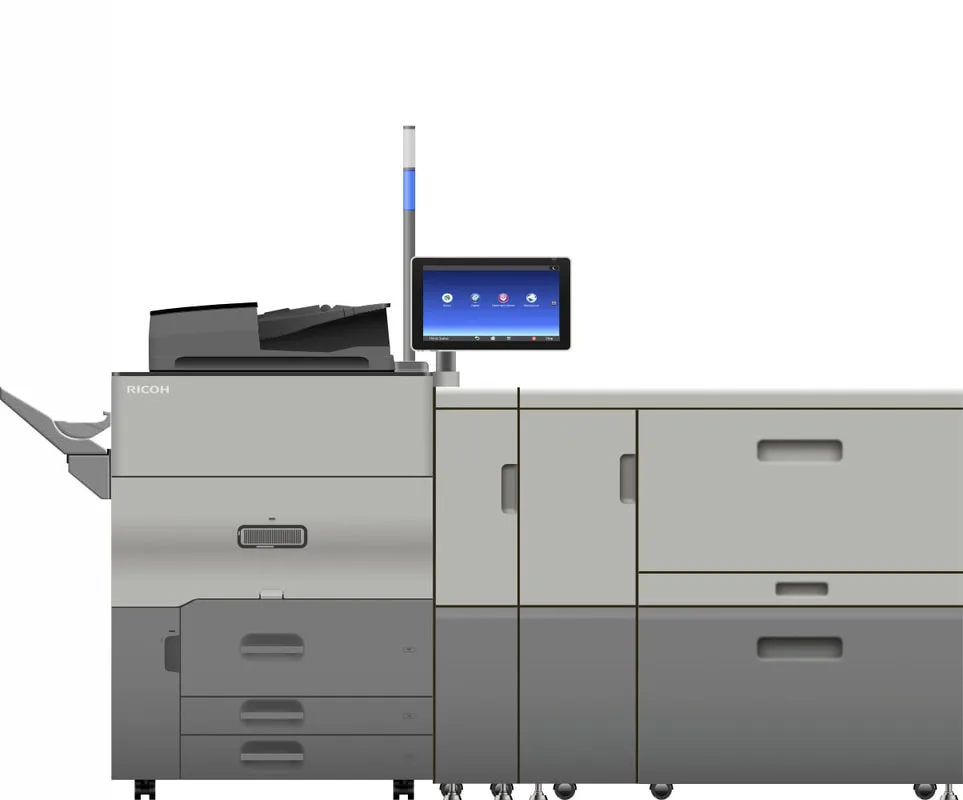 Ricoh ProC5300s with A3+ LCT Vacuum Feed