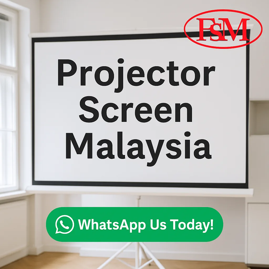 Projector Screen Malaysia – Sharp Visuals for Home, Office & Education