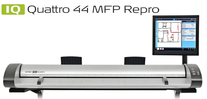 Contex IQ Quattro 44 MFP Repro is a B0 Size 44 inch Scanner Fit To Any Plotter