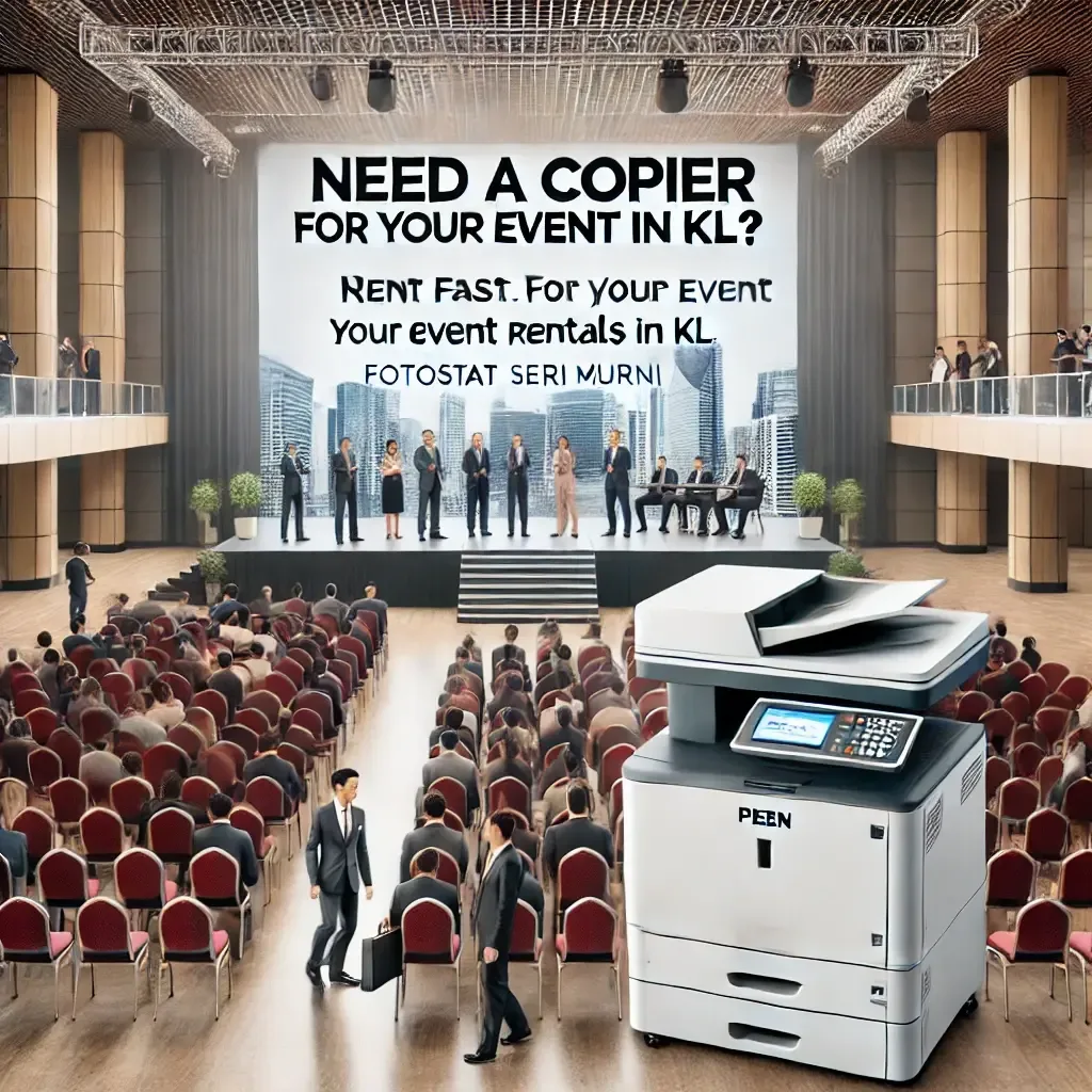 Copier rental service in Kuala Lumpur for business events and exhibitions