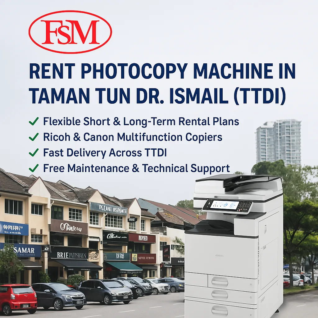 Rent Photocopy Machine in TTDI KL