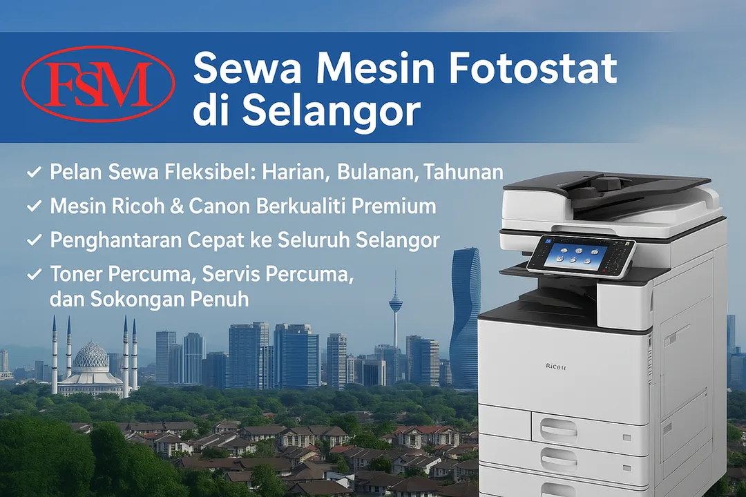 Sewa Mesin Fotostat Di Selangor