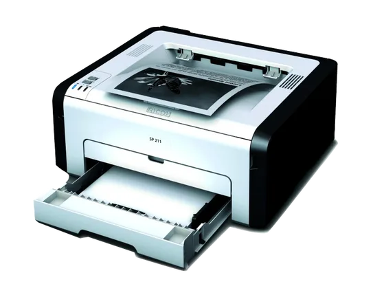 Small A4 Laser Printer Fast Print Ricoh SP211